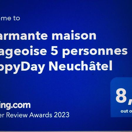 Saint-Blaise Charmante Maison Villageoise 5 Personnes Happyday Neuchatel מראה חיצוני תמונה